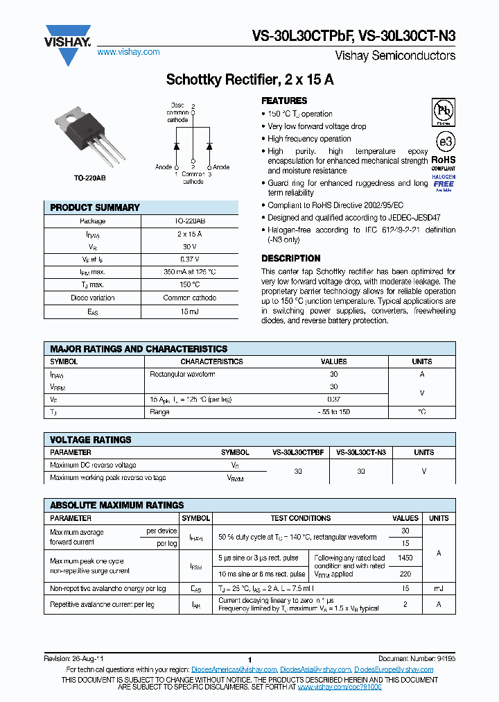 30L30CT-N3_4382295.PDF Datasheet