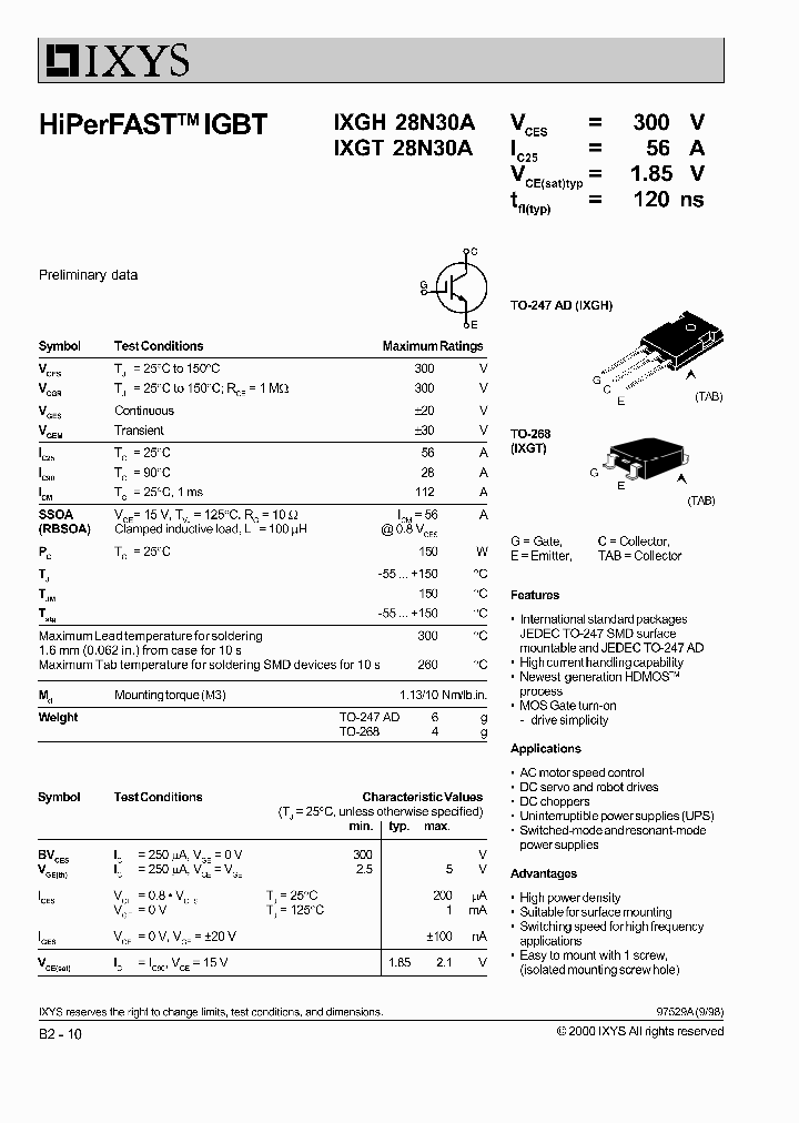 IXGT28N30A_4388217.PDF Datasheet