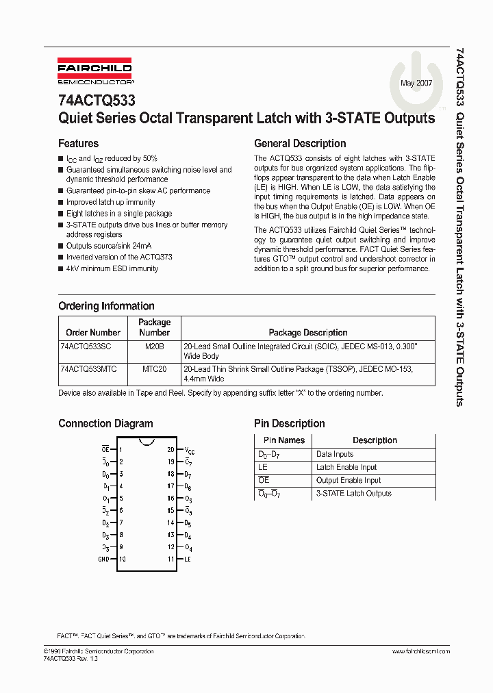 74ACTQ533SCX_4422977.PDF Datasheet