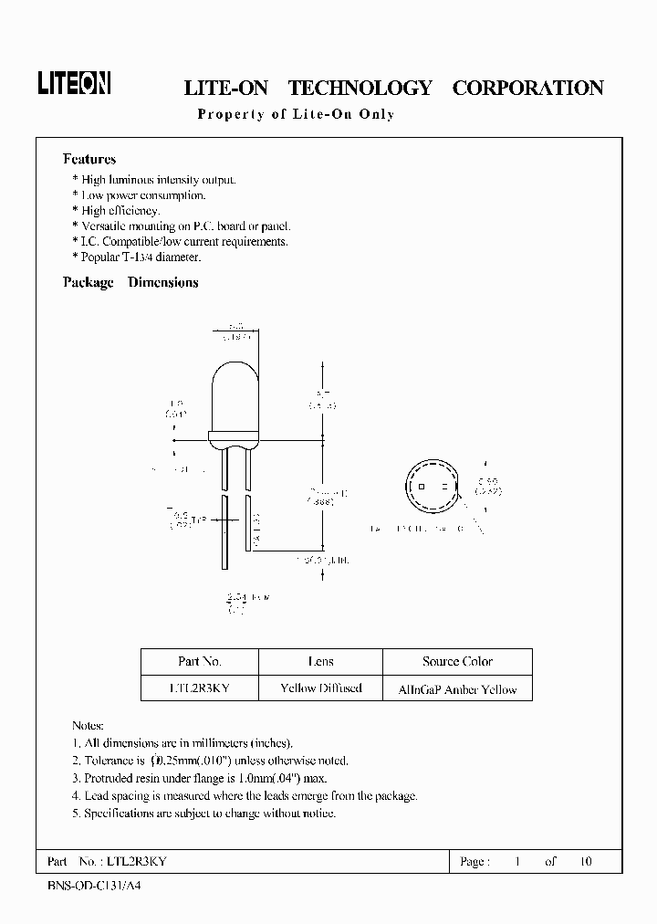 LTL2R3KY_4443826.PDF Datasheet