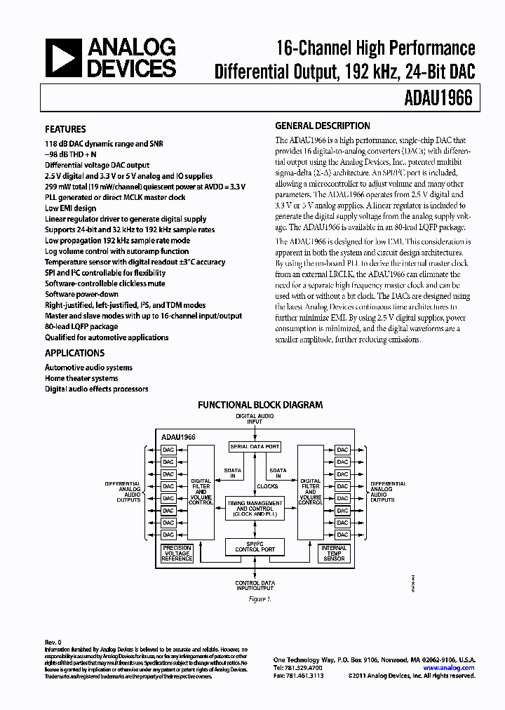 EVAL-ADAU1966Z_4453878.PDF Datasheet