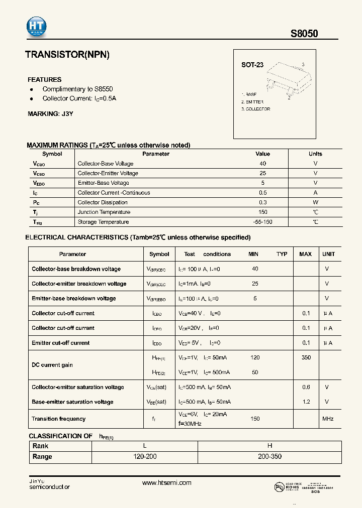 S8050_4461487.PDF Datasheet