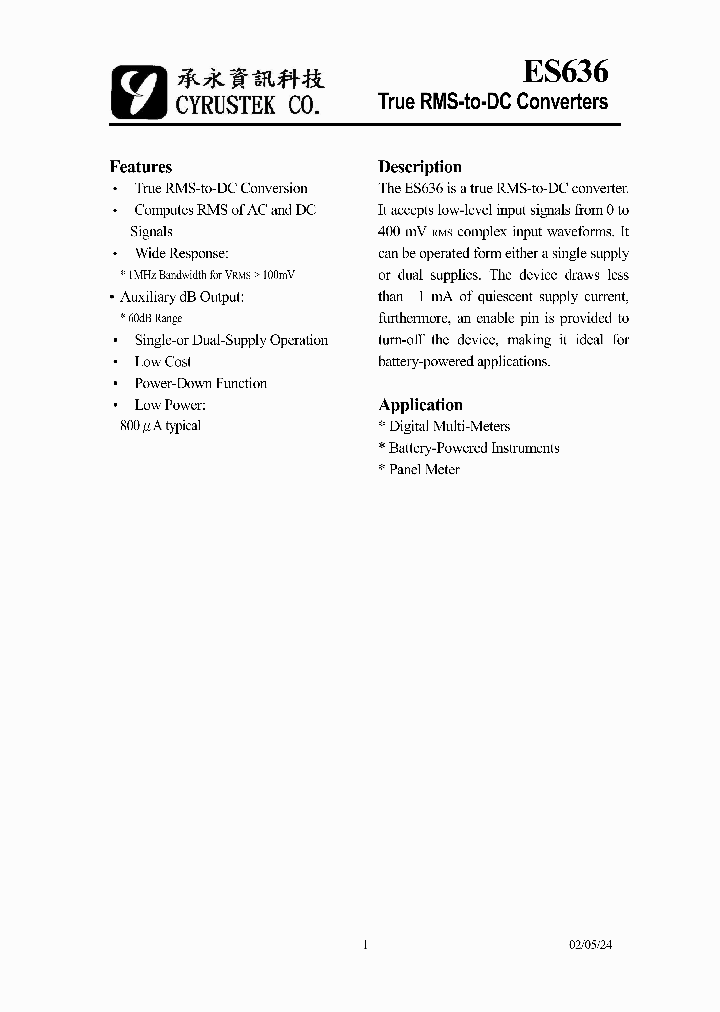ES636_4463216.PDF Datasheet