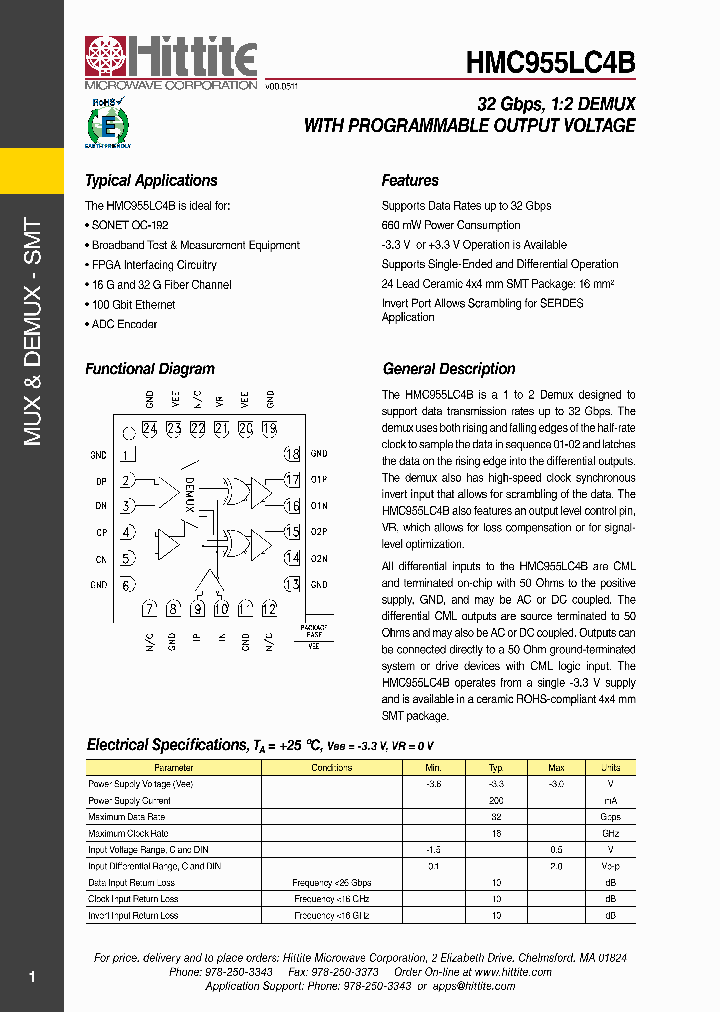 HMC955LC4B12_4464759.PDF Datasheet