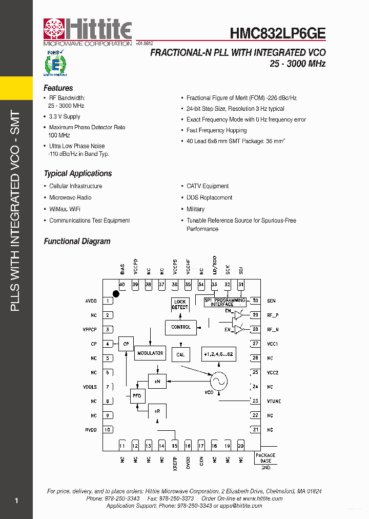 HMC832LP6GE_4468303.PDF Datasheet