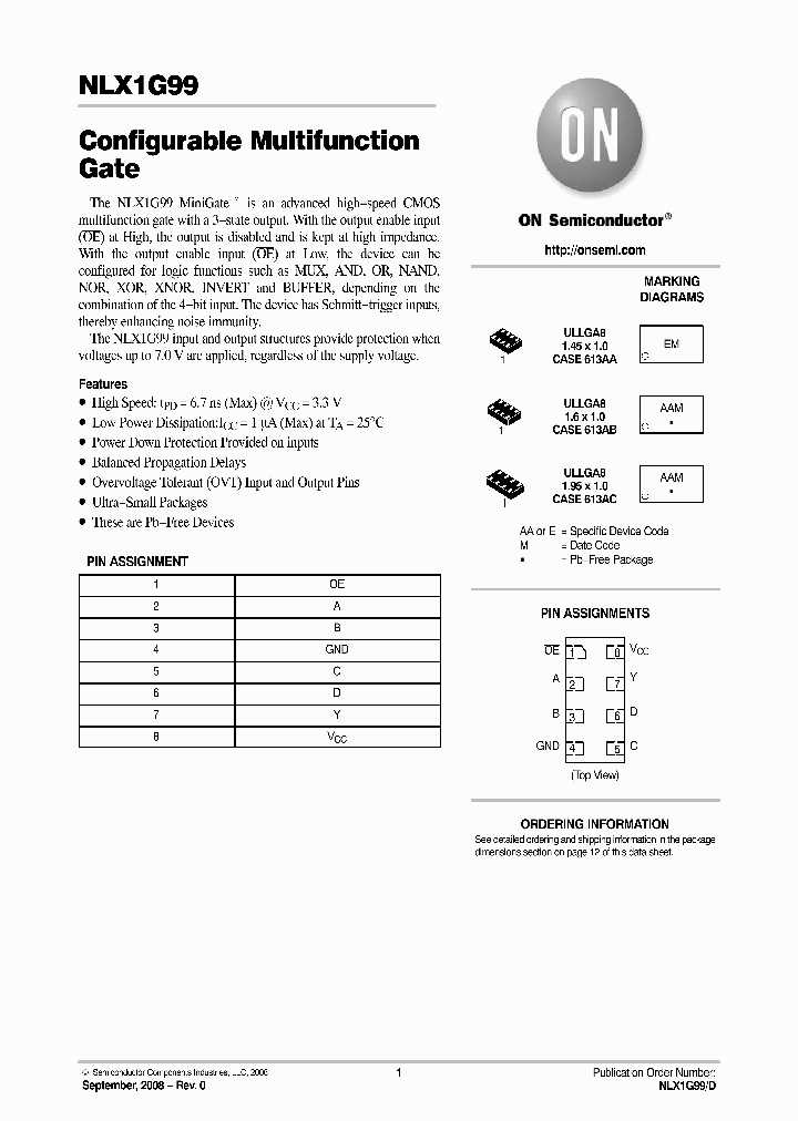 NLX1G99AMX1TCG_4485657.PDF Datasheet