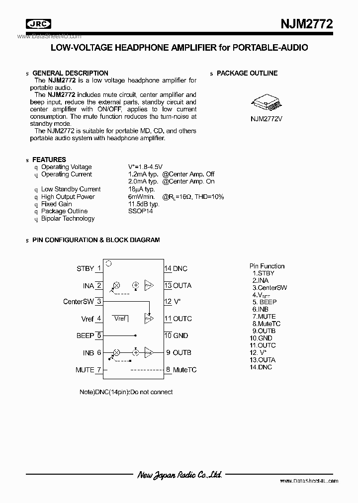 NJM2772_4495686.PDF Datasheet