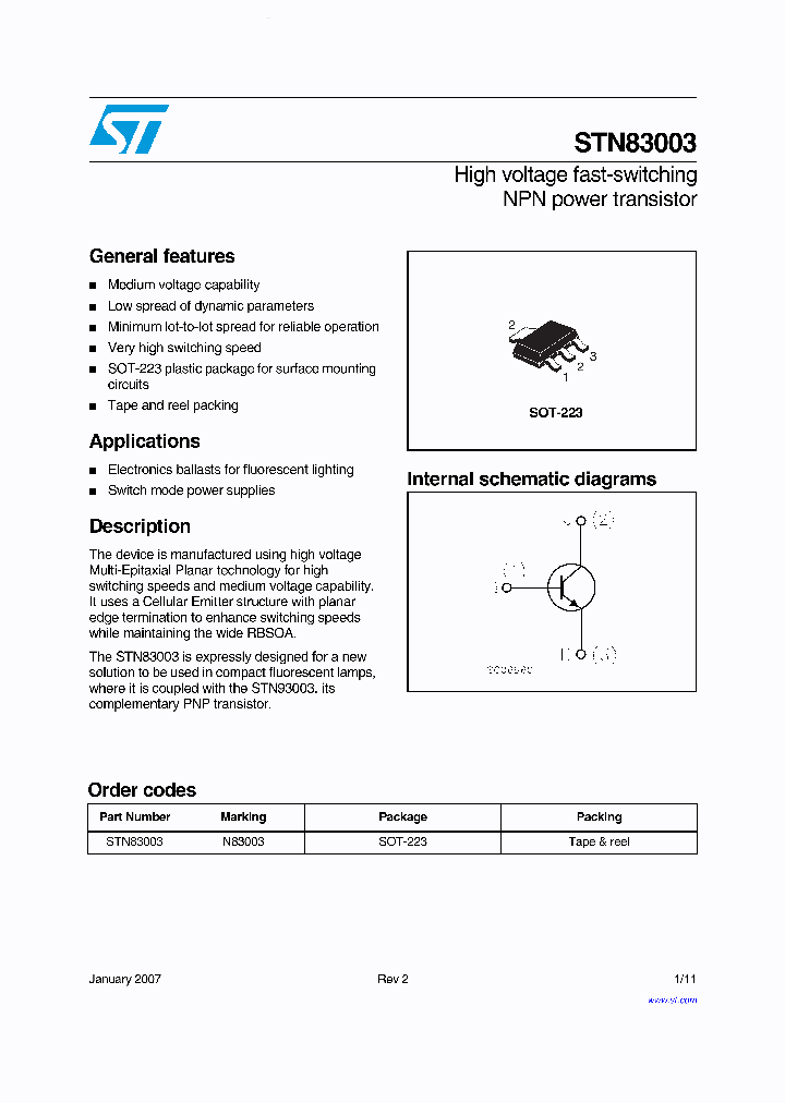 STN83003_4497622.PDF Datasheet