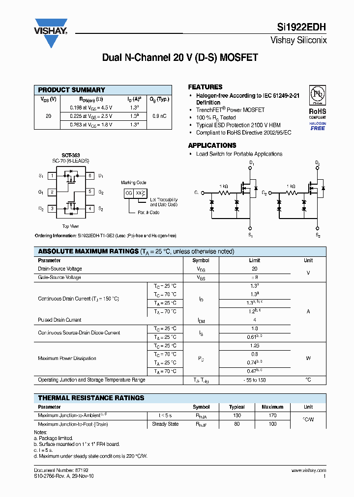 SI1922EDH_4510674.PDF Datasheet