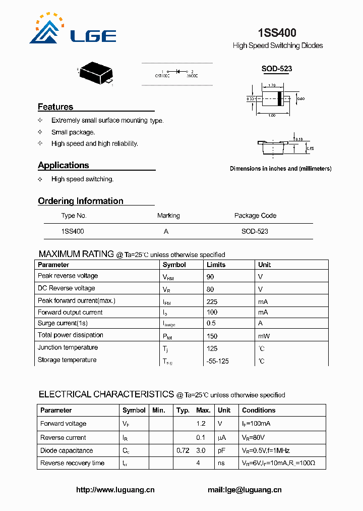 1SS400_4510468.PDF Datasheet