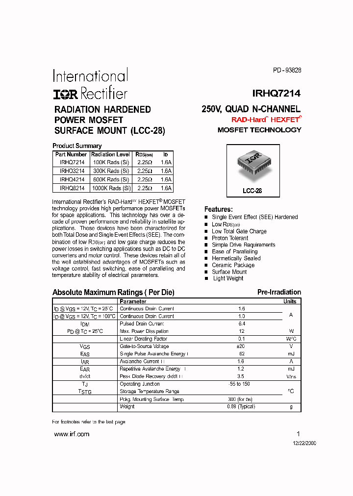 IRHQ3214_4524614.PDF Datasheet