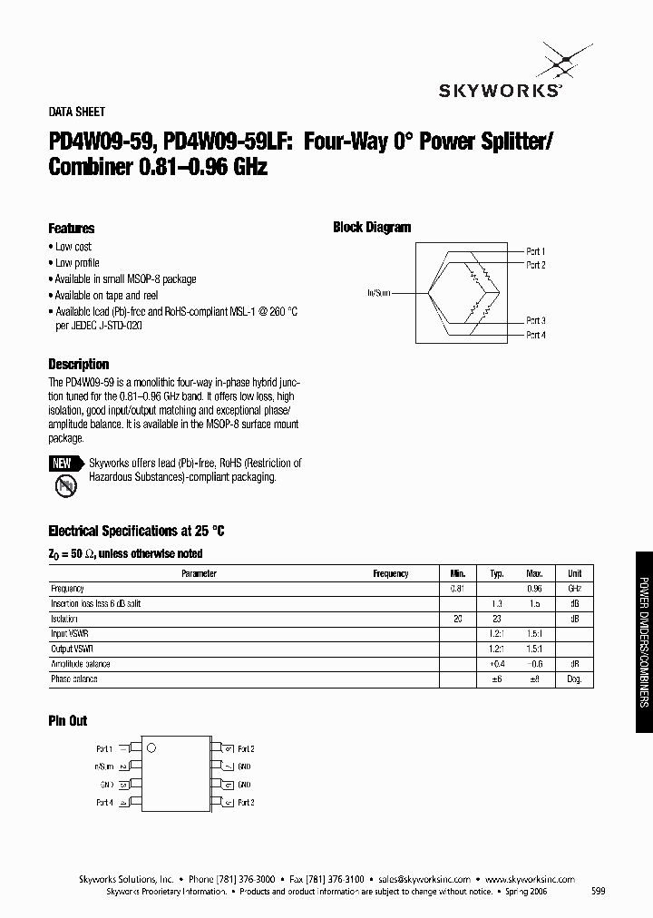 PD4W09-59LF_4532847.PDF Datasheet