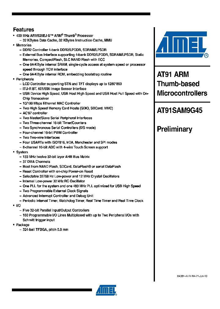 AT91SAM9G45PRE_4534903.PDF Datasheet