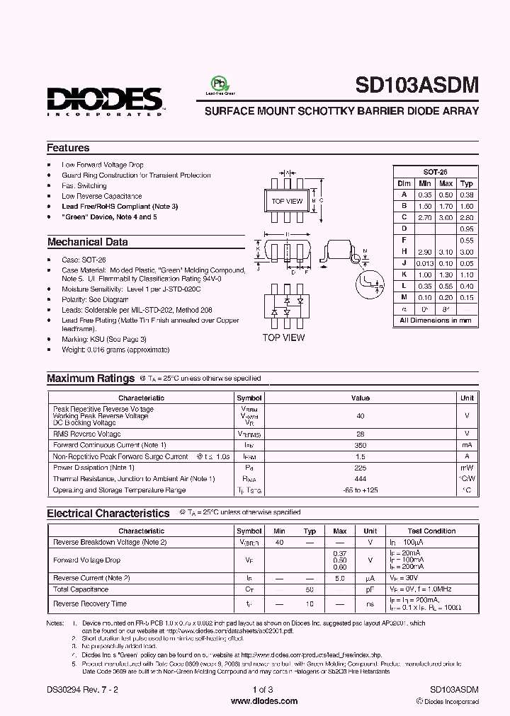 SD103ASDM-7-F_4539733.PDF Datasheet