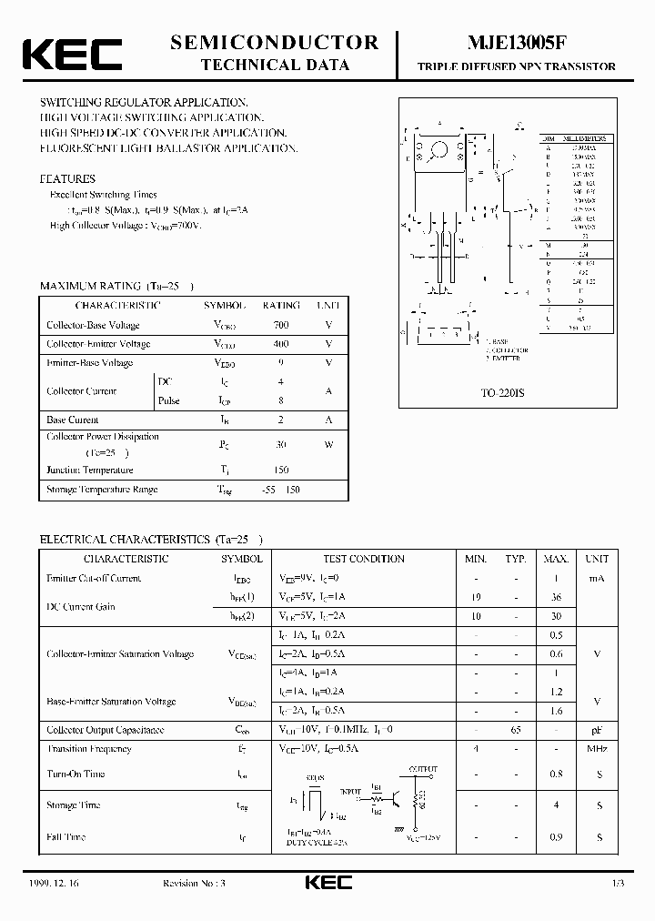 MJE13005F_4544628.PDF Datasheet