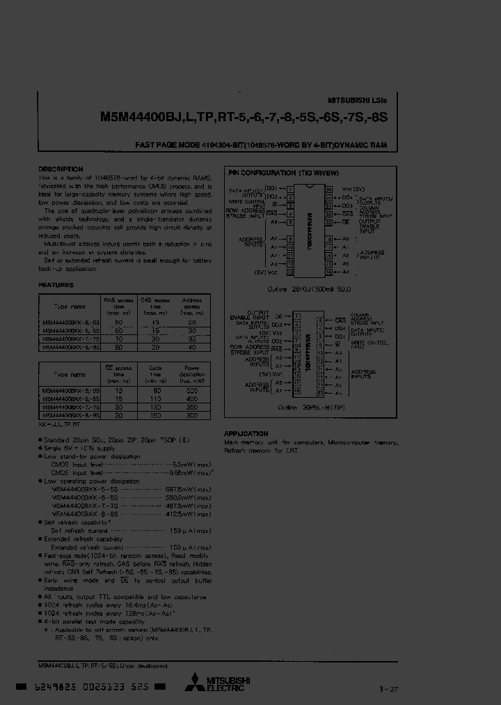 M5M44400BRT-6S_4553575.PDF Datasheet