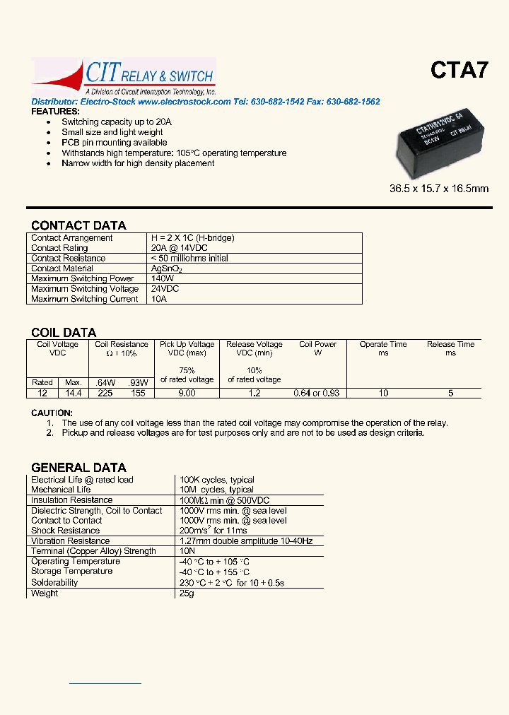 CTA7HC12VDC93_4558773.PDF Datasheet