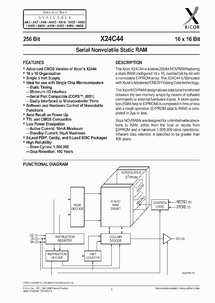 X24C44_4562813.PDF Datasheet