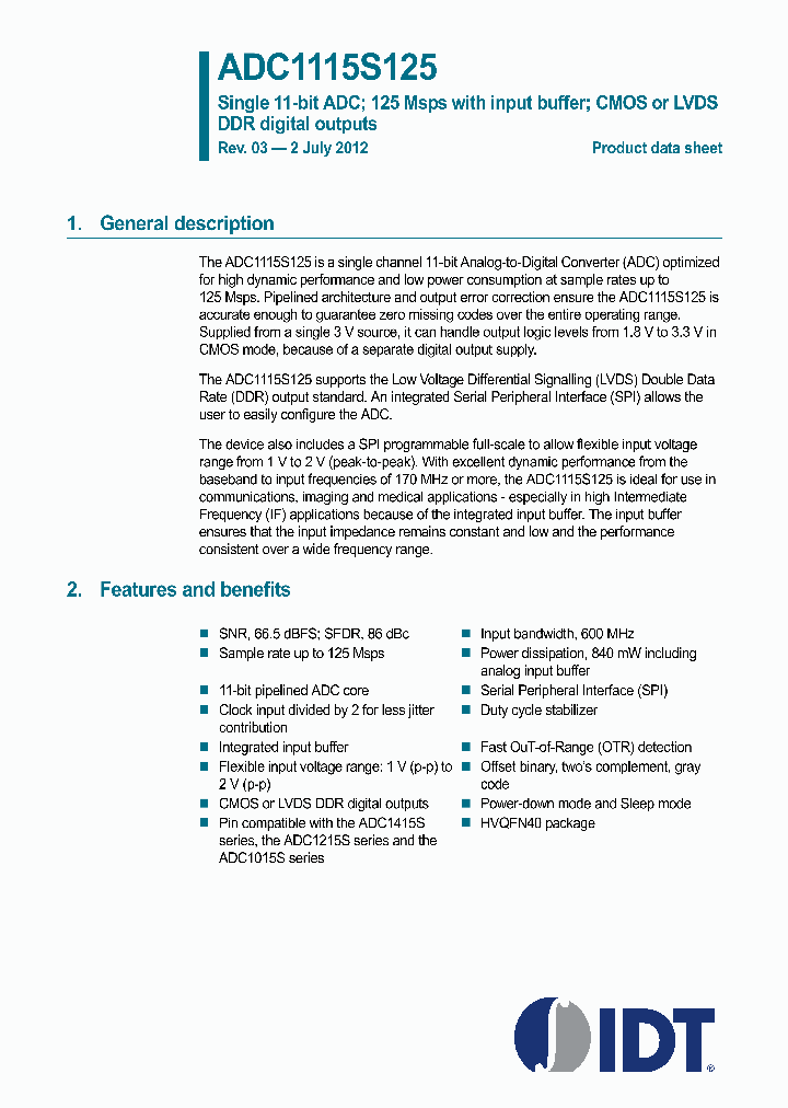 ADC1115S125_4564231.PDF Datasheet