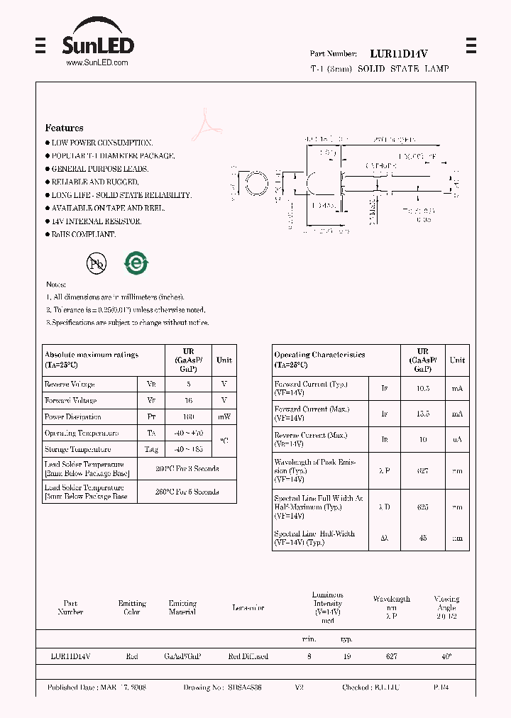 LUR11D14V_4563857.PDF Datasheet