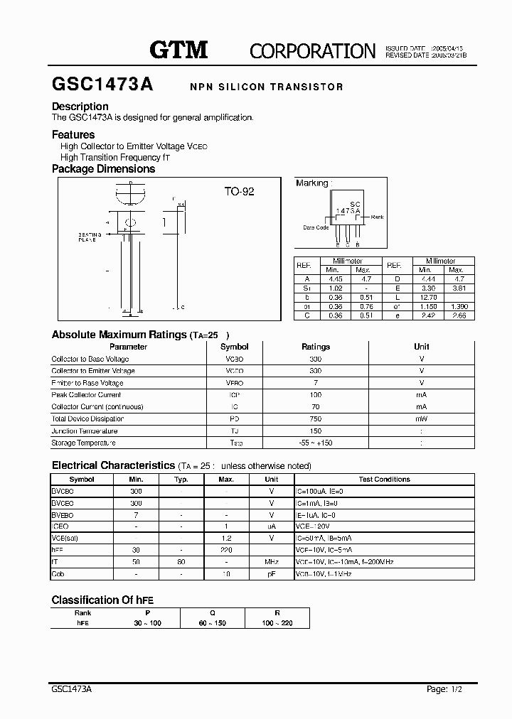 GSC1473A_4565066.PDF Datasheet