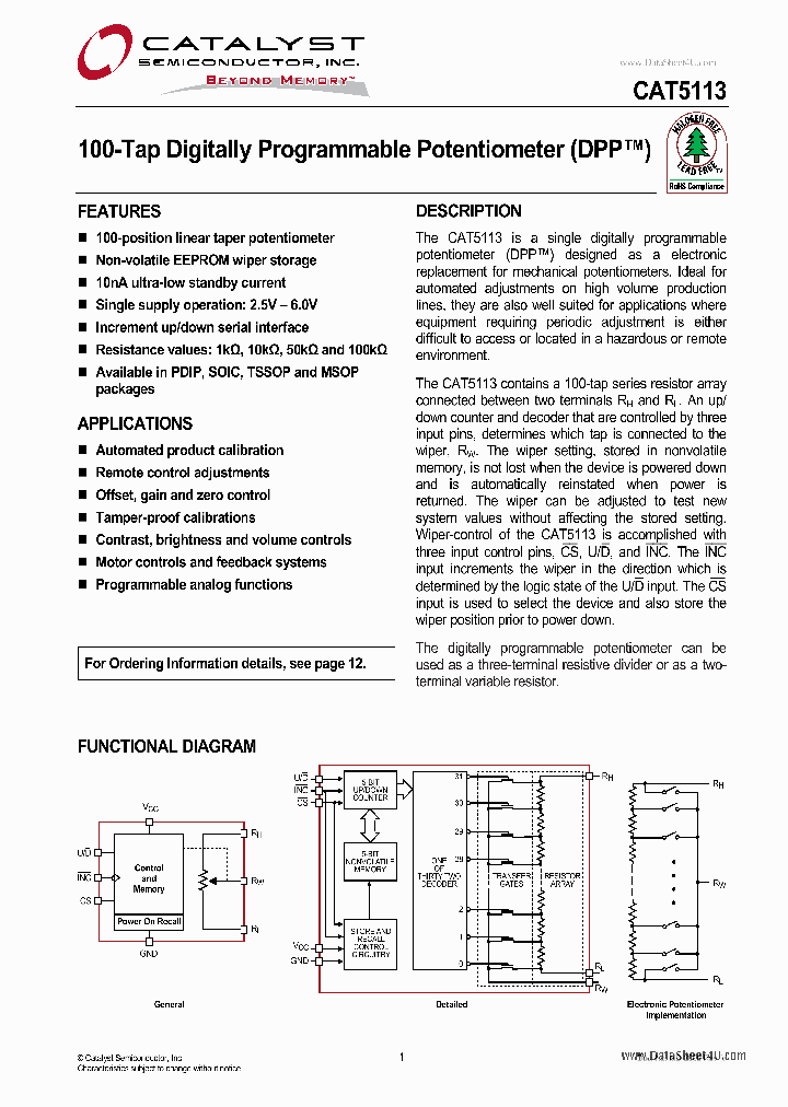 CAT5113_4569204.PDF Datasheet