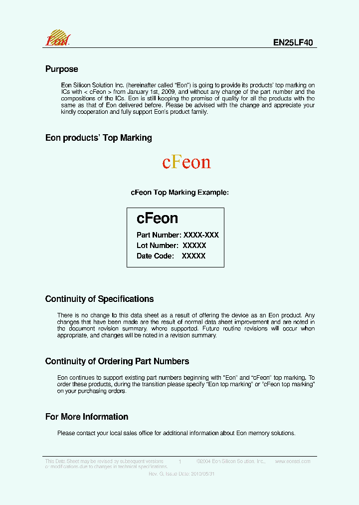 EN25LF40-75WIP_4577963.PDF Datasheet