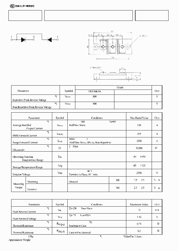 PD150KN8_4582644.PDF Datasheet