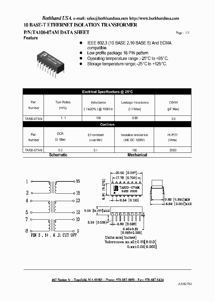 TA100-07AM_4585571.PDF Datasheet