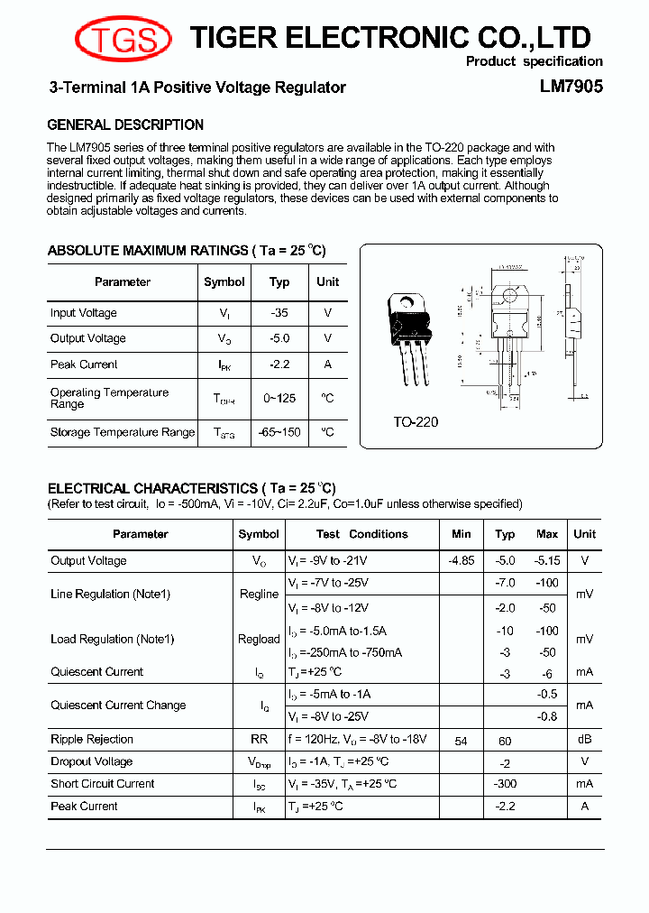 LM7905_4593093.PDF Datasheet