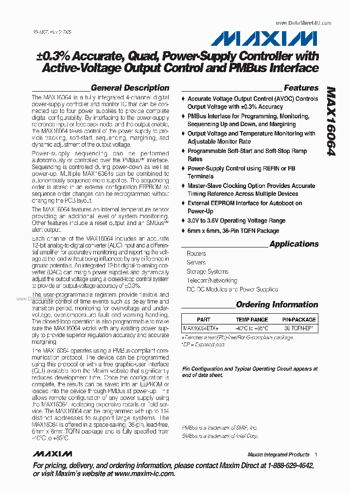 MAX16064_4596628.PDF Datasheet