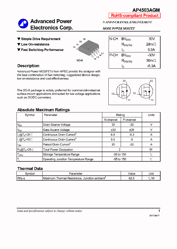 AP4503AGM_4597577.PDF Datasheet