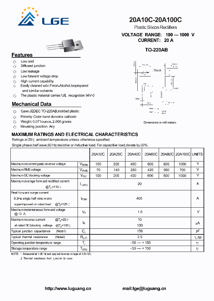 20A100C_4598135.PDF Datasheet