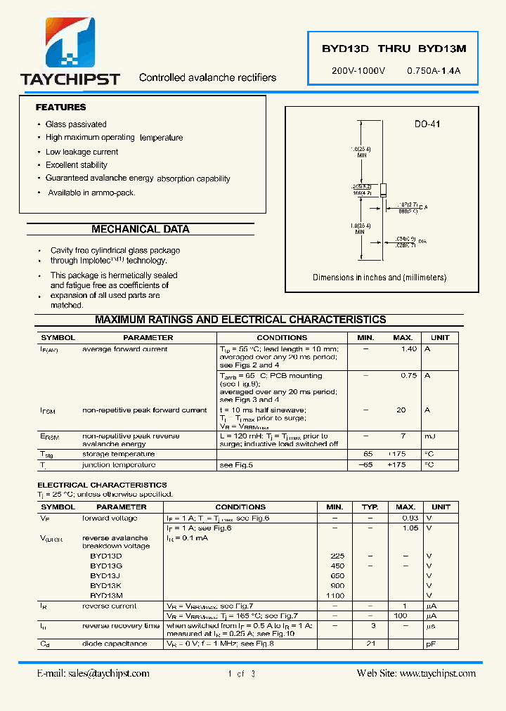 BYD13D_4601260.PDF Datasheet