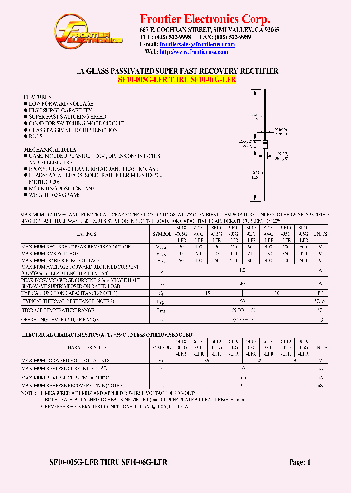 SF10-005G-LFR_4610446.PDF Datasheet