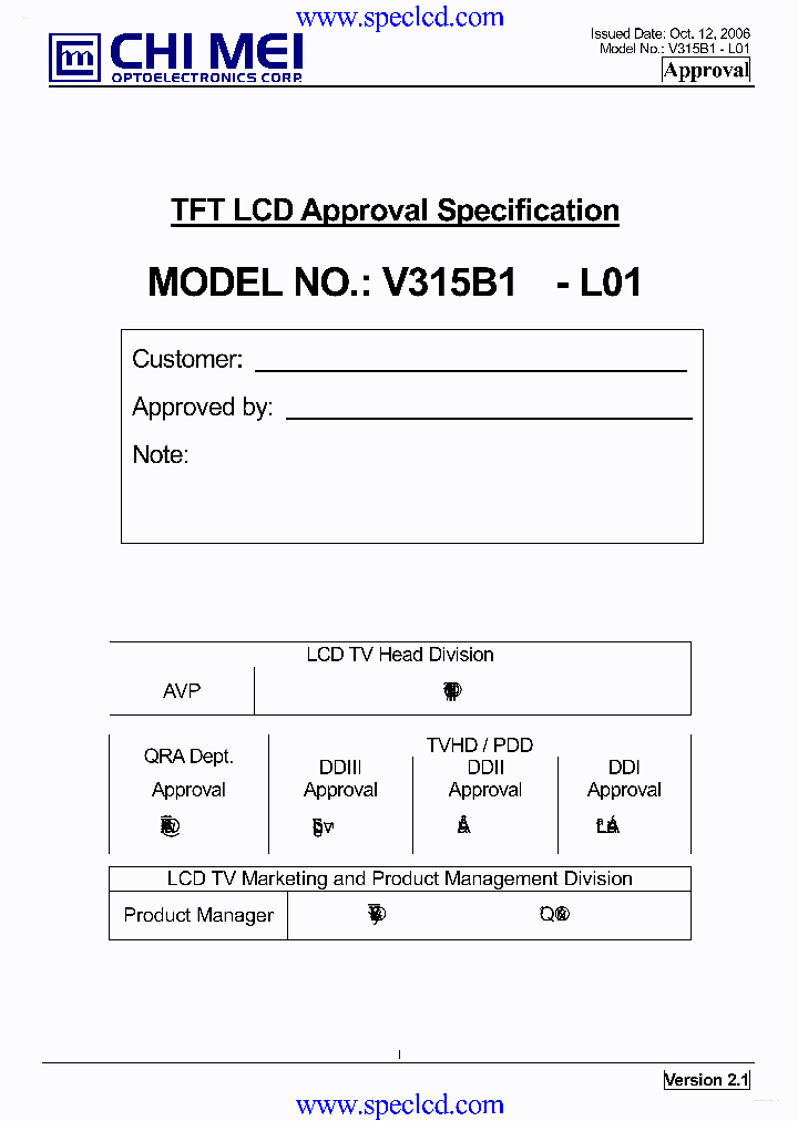 V315B1-L01_4613728.PDF Datasheet