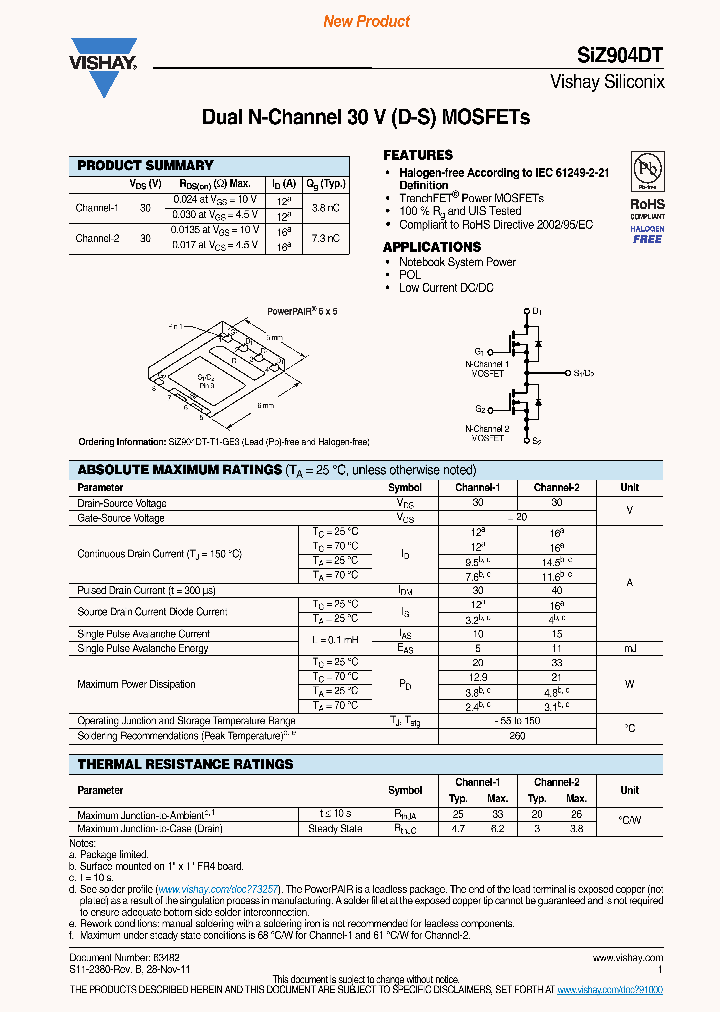 SIZ904DT_4615833.PDF Datasheet