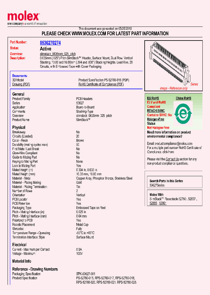 53627-0274_4617633.PDF Datasheet