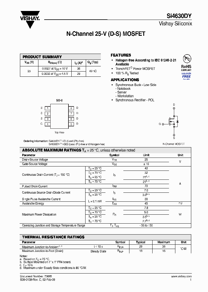 SI4630DY_4623292.PDF Datasheet