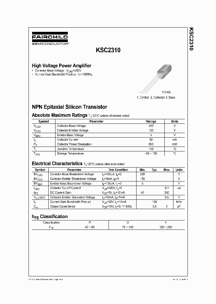 KSC2310_4626746.PDF Datasheet
