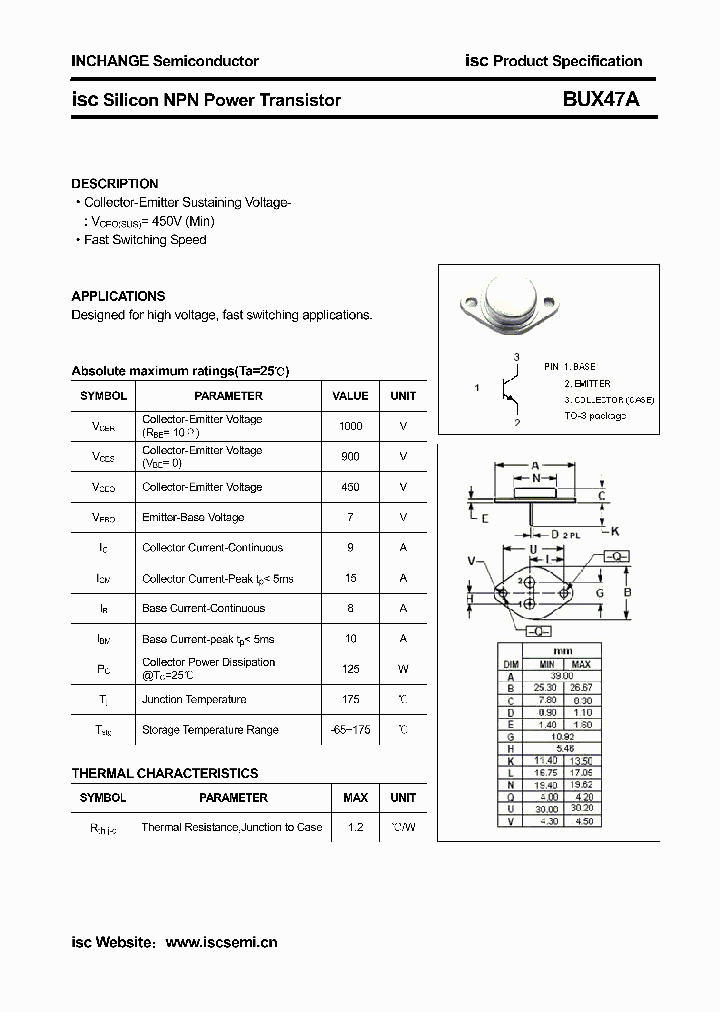 BUX47A_4627104.PDF Datasheet