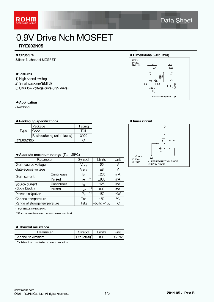 RYE002N05_4636060.PDF Datasheet