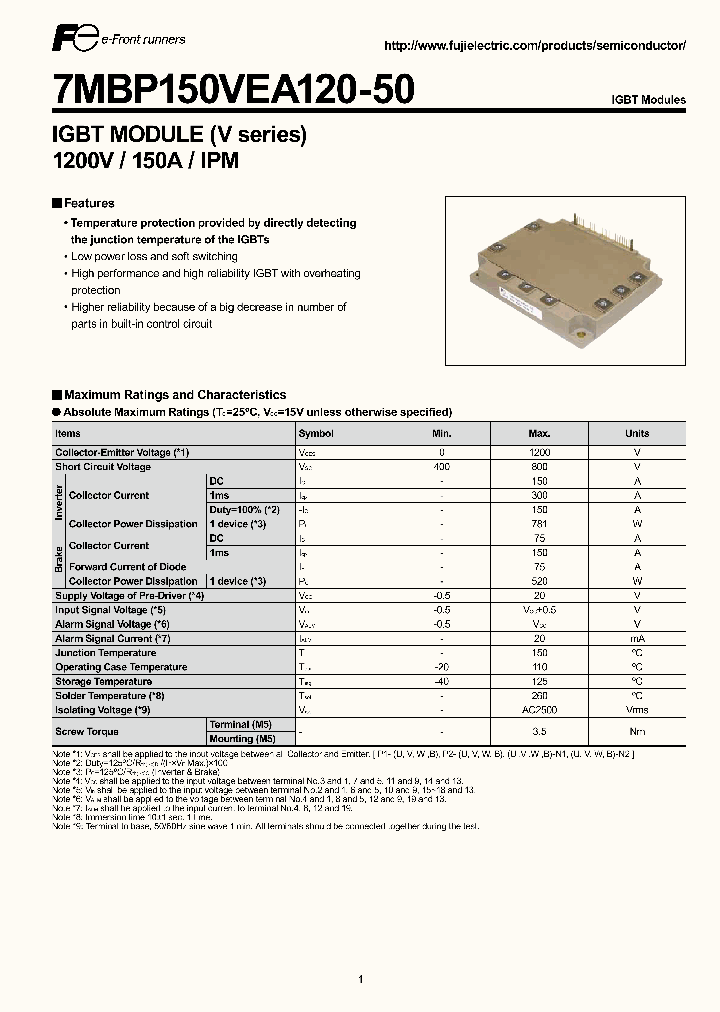 7MBP150VEA120-50_4637514.PDF Datasheet