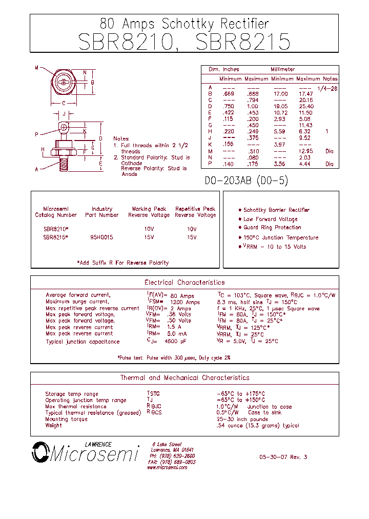 SBR8210_4638155.PDF Datasheet