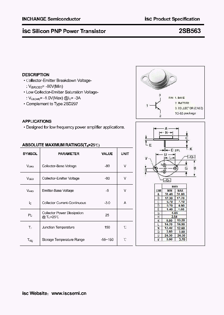 2SB563_4645858.PDF Datasheet