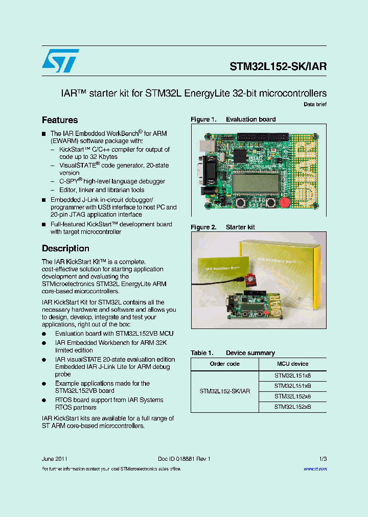 STM32L152-SK_4646641.PDF Datasheet