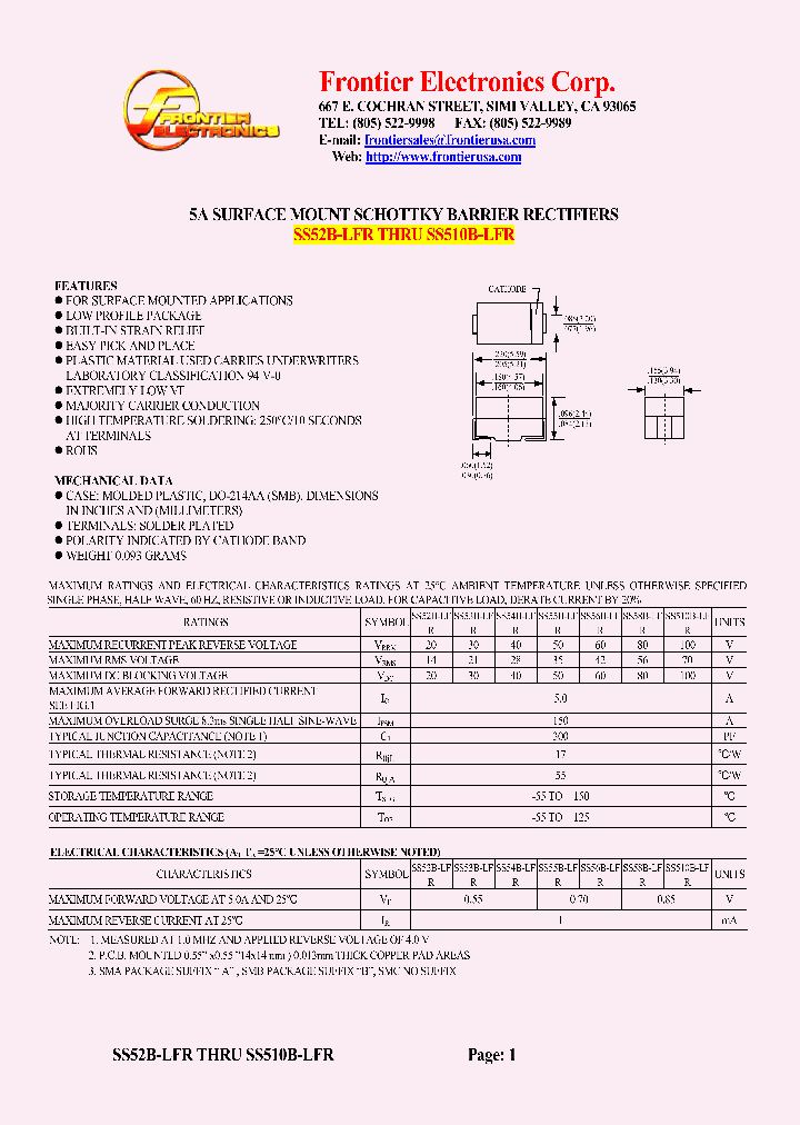 SS510B-LFR_4647489.PDF Datasheet