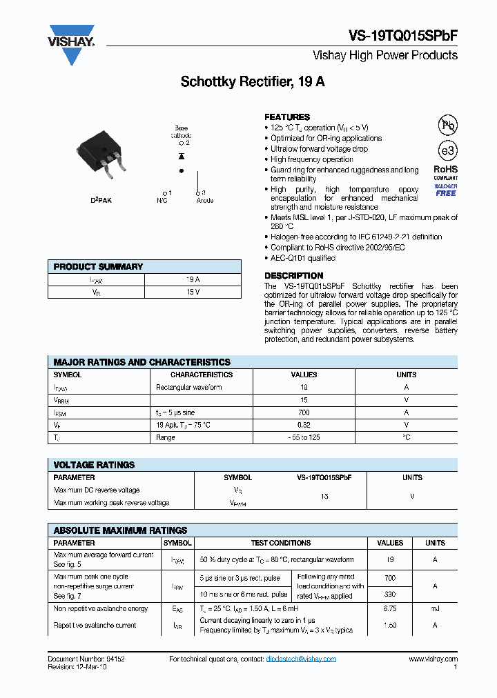 19TQ015SPBF10_4650258.PDF Datasheet