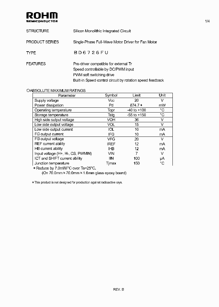 BD6726FU11_4650293.PDF Datasheet