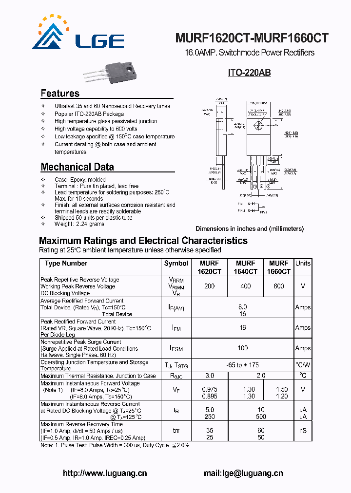 MURF1660CT_4660060.PDF Datasheet